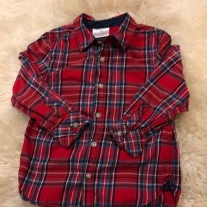 Hanna Andersson buttondown shirt-size 100